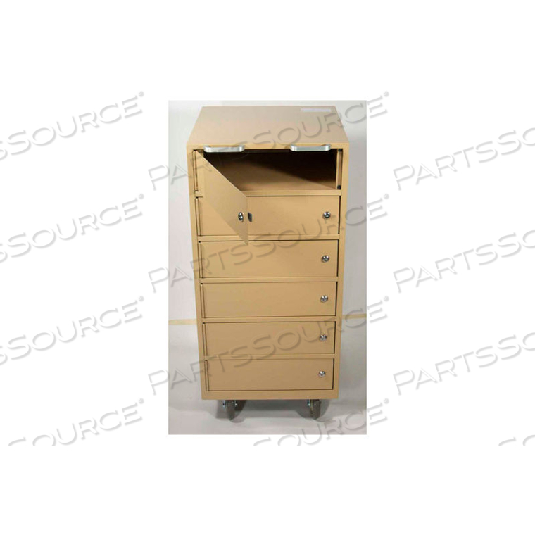 TELLER VAULT NOTE BUS CABINET - 6 COMPARTMENT 18"W X 19"D X 38-1/2"H CHAMPAGNE by Fenco TELLER VAULT NOTE BUS CABINET - 6 COMPARTMENT 18"W X 19"D X 38-1/2"H CHAMPAGNE by Fenco