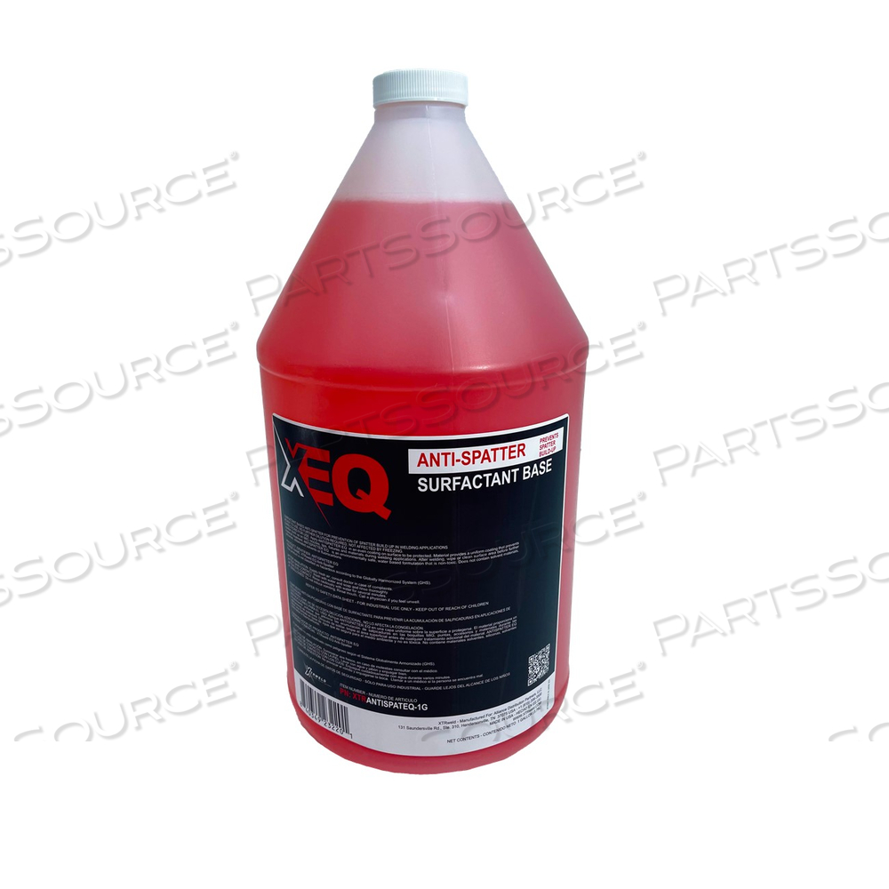 AS-1G XTRWELD EQ ANTI-SPATTER SPRAY, ROBOTIC & TORCH BLOW-DOWN FORMULA, RED, 1GAL by XTRweld