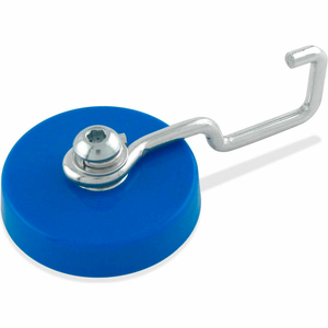 CERAMIC REVERSIBLE MAGNETIC HOOK 25 LBS. PULL BLUE PLASTIC HOUSING by Master Magnetics, Inc. (The Magnet Source) CERAMIC REVERSIBLE MAGNETIC HOOK 25 LBS. PULL BLUE PLASTIC HOUSING by Master Magnetics, Inc. (The Magnet Source)