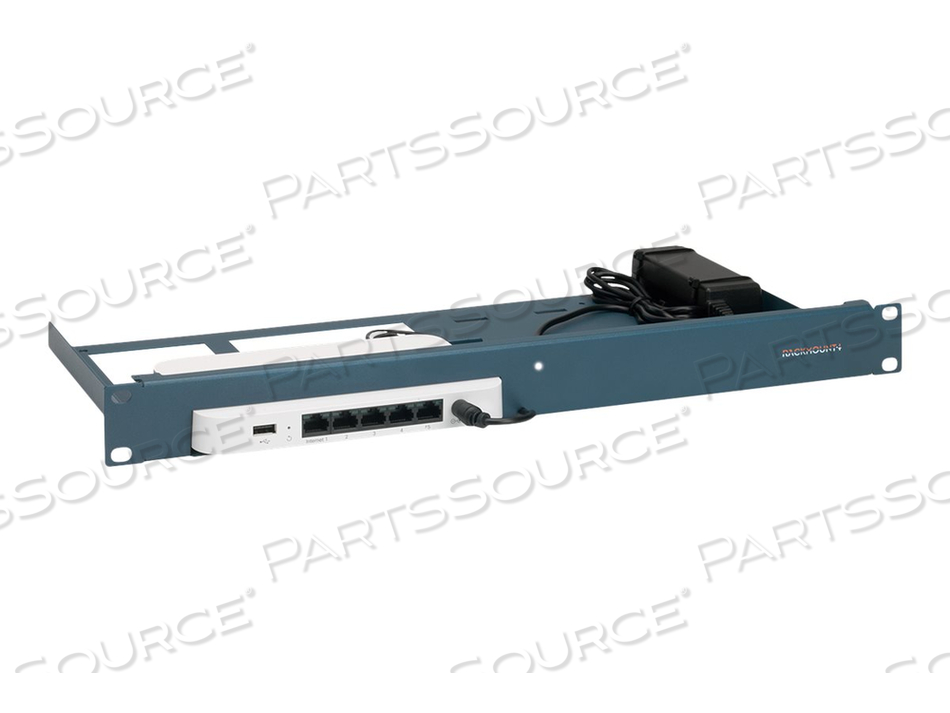 CISRACK RM-CI-T12, NETWORK DEVICE MOUNTING KIT, RACK MOUNTABLE, METALLIC BLUE, 1U, 19", FOR CISCO MERAKI GO GX20 by Rackmount.IT