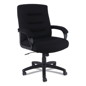 ALERA KESSON SERIES MID-BACK OFFICE CHAIR, SUPPORTS UP TO 300 LB, 18.03" TO 21.77" SEAT HEIGHT, BLACK by Alera