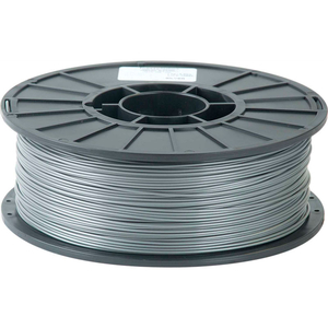 PREMIUM 3D PRINTER FILAMENT, PLA, 1 KG, 3 MM, SILVER by Toner Plastics