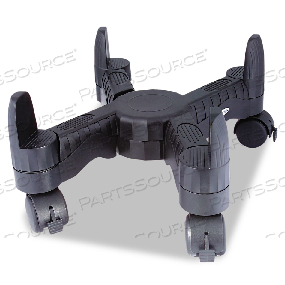 MOBILE CPU STAND, SUPPORTS 60 LB, 4.5W X 16D X 7H, BLACK by Kantek