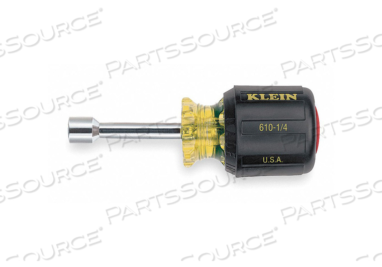 1/4 IN STUBBY NUT DRIVER WITH 1-1/2 IN SHAFT by Klein Tools