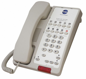 HOSPITALITY PHONE ANALOG WALL/DESK CREAM by Bittel