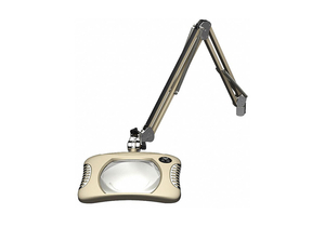 MAGNIFIER LIGHT 2X BEIGE 8W TABLE CLAMP by O.C. White