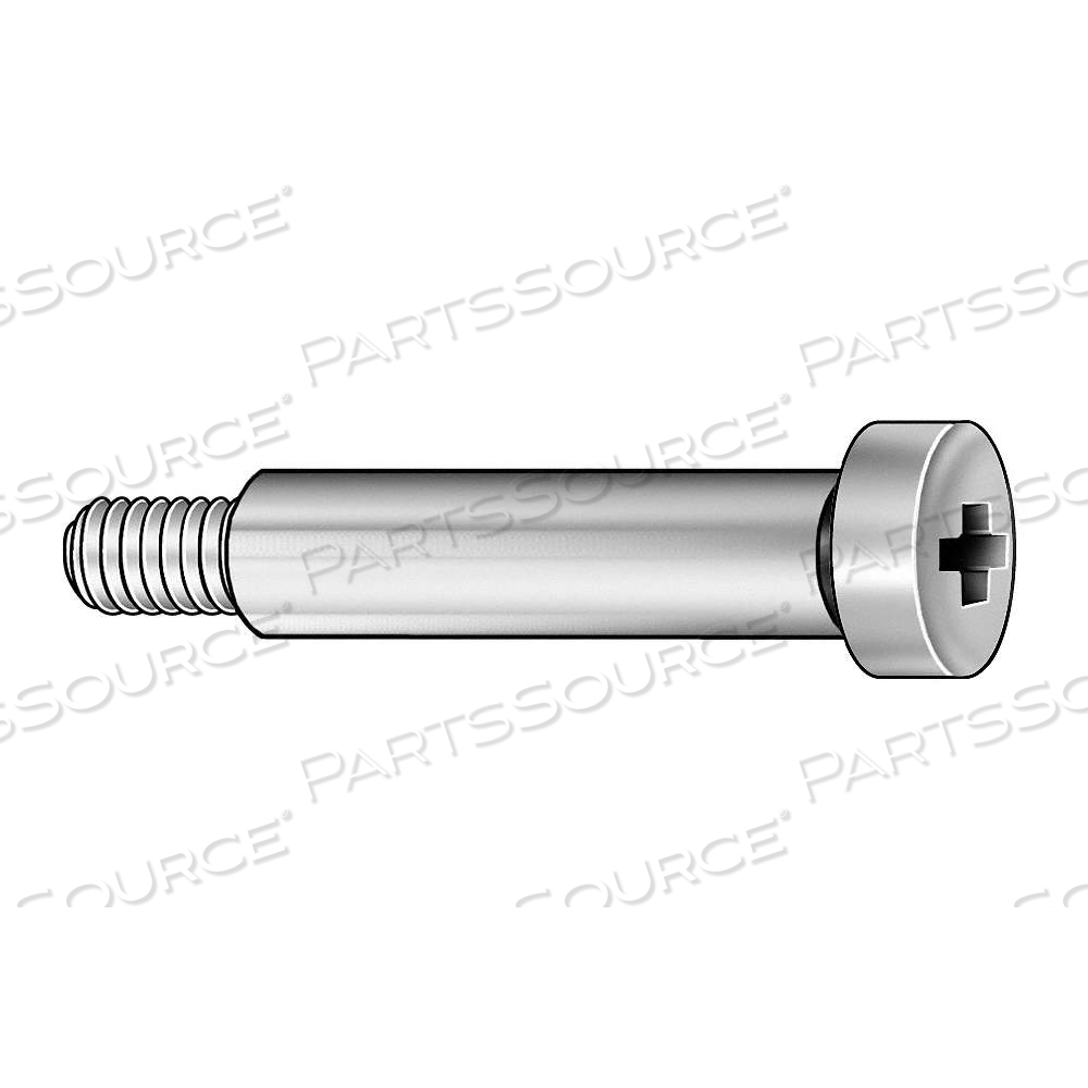 SHOULDER SCREW, PRECISION, #6-32 THR SIZE, 3/16 IN THR LG, 5/16 IN SHOULDER LG, STD, PLAIN by Hubbell Power Systems SHOULDER SCREW, PRECISION, #6-32 THR SIZE, 3/16 IN THR LG, 5/16 IN SHOULDER LG, STD, PLAIN by Hubbell Power Systems
