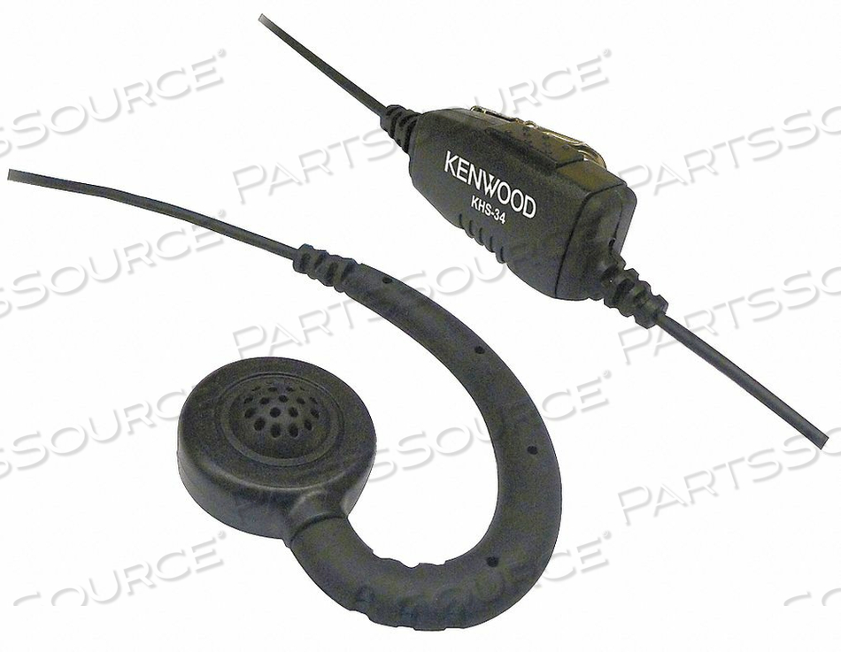 C-RING EAR HANGER WITH PTT & MIC SINGLE PIN by Kenwood