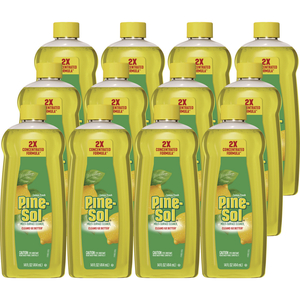 MULTI-SURFACE CLEANER CONCENTRATED, LEMON FRESH SCENT, 14 OZ BOTTLE, 12/CARTON by Pine-Sol MULTI-SURFACE CLEANER CONCENTRATED, LEMON FRESH SCENT, 14 OZ BOTTLE, 12/CARTON by Pine-Sol