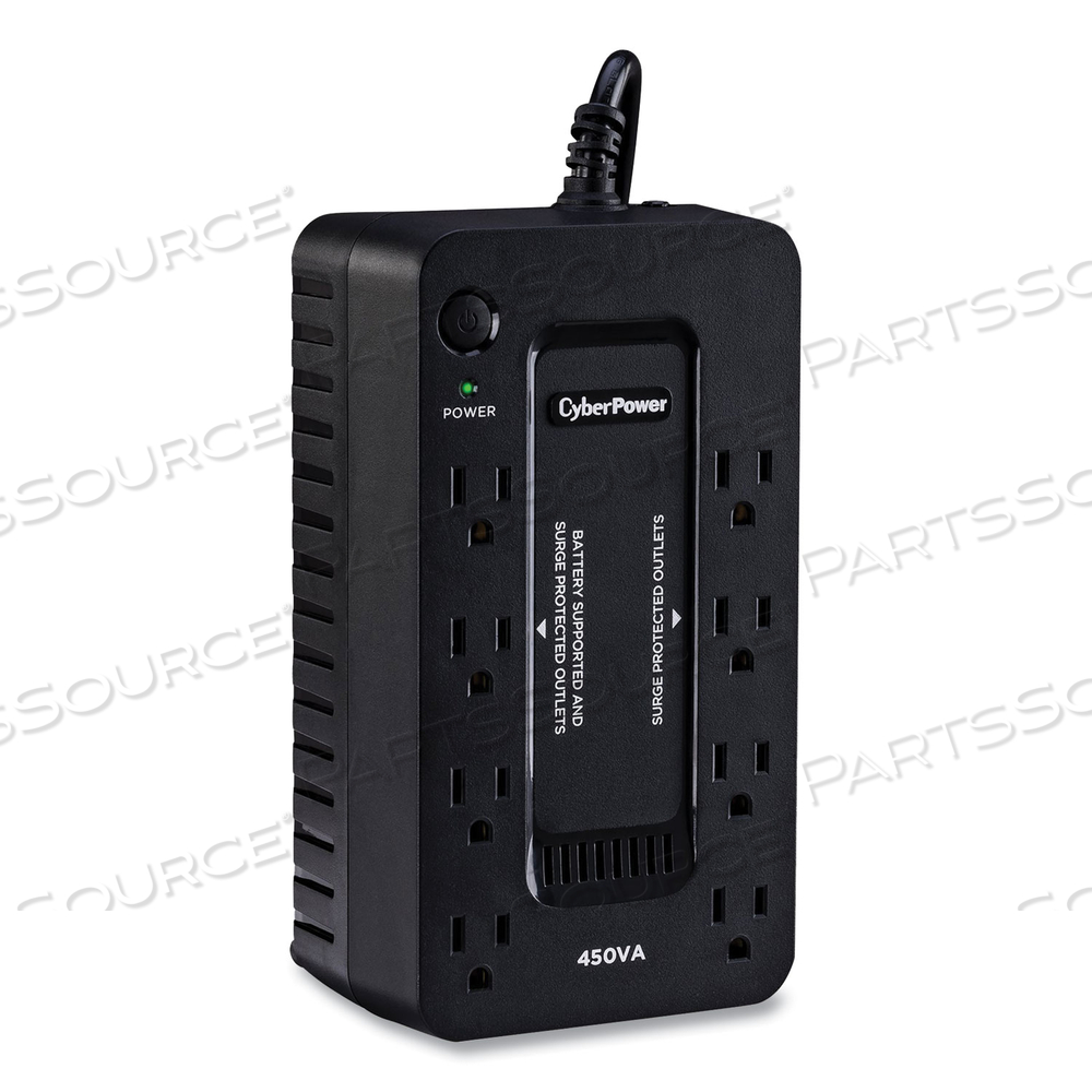 SE450G1 UPS BATTERY BACKUP, 8 OUTLETS, 450 VA, 890 J 