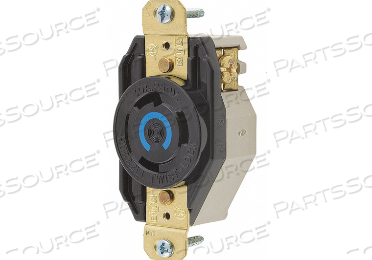 SINGLE LOCKING, 30A, 250V, 2P, 3W by Hubbell Incorporated, Wiring Device-Kellums