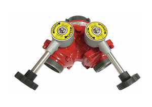 WYE BALL VALVE 2-1/2 FNST (2) 2-1/2 MNST by Elkhart Brass