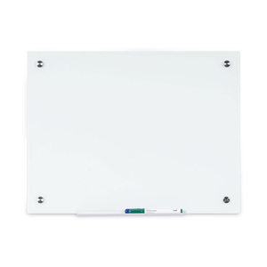 MAGNETIC GLASS DRY ERASE BOARD, 98 X 52 X 2, OPAQUE WHITE by MasterVision