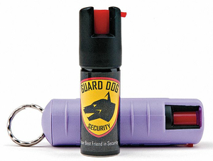 PEPPER SPRAY KEY RING LILAC HARD CASE by Guard Dog Security