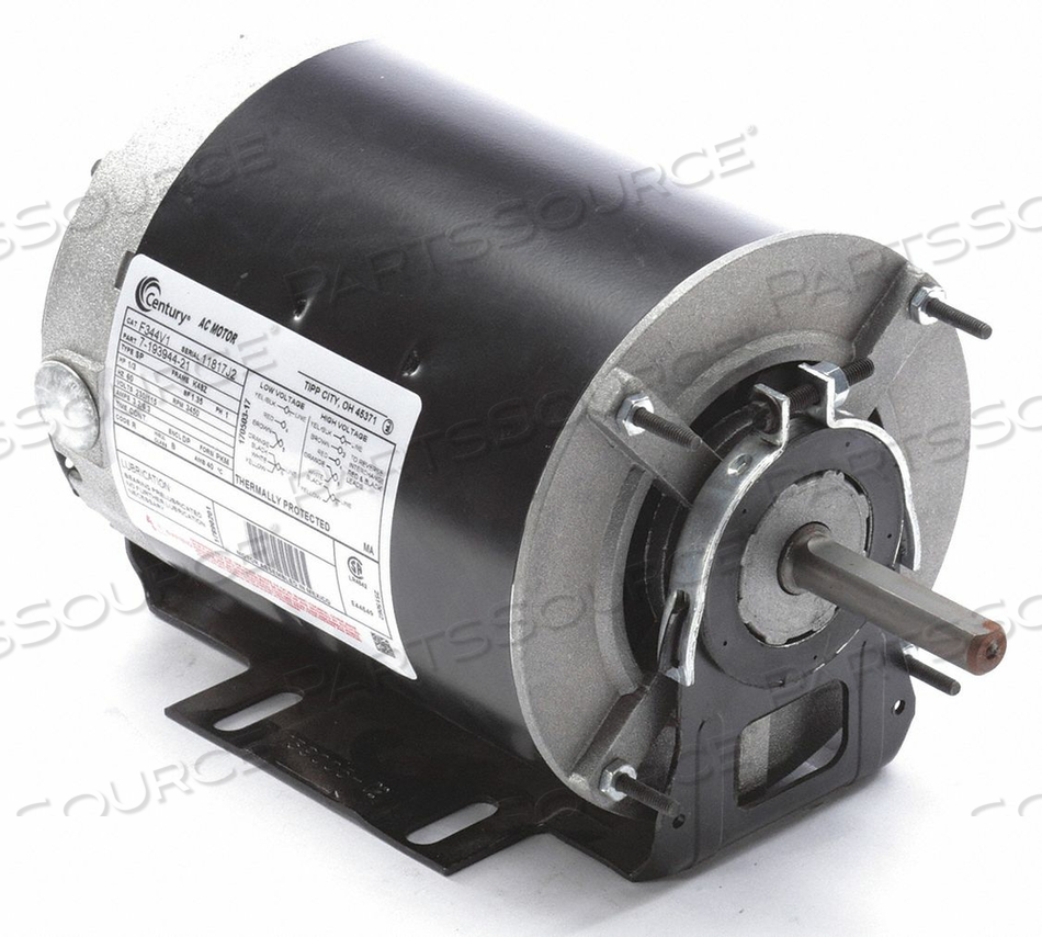 MOTOR SPLIT PH 1/3 HP 3450 115/230V 48Z by Regal Beloit America, Inc. (Century Electric Motors) MOTOR SPLIT PH 1/3 HP 3450 115/230V 48Z by Regal Beloit America, Inc. (Century Electric Motors)
