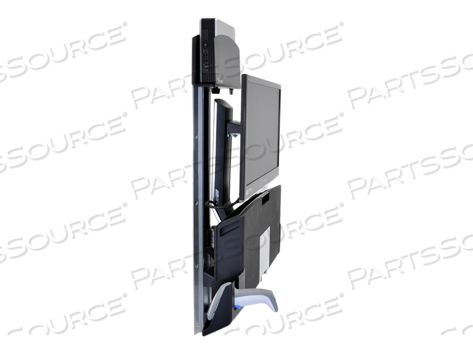 SV SIT-STAND COMBO EXTENDER (POLISHED ALUMINUM) by Ergotron, Inc.