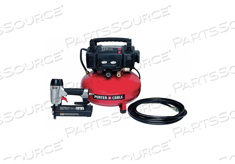 PORTABLE AIR COMPR/NAILER KIT 6 GAL 10 A by Porter Cable