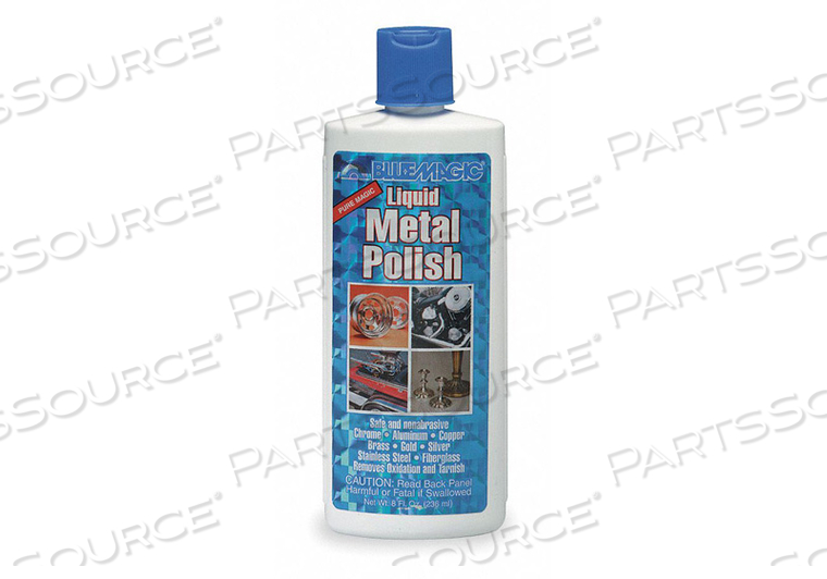 LIQUID METAL POLISH SIZE 8 OZ. BOTTLE by Blue Magic LIQUID METAL POLISH SIZE 8 OZ. BOTTLE by Blue Magic