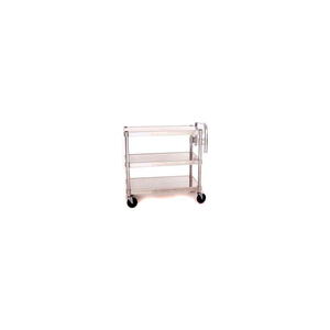 UTILITY CART, 3-SHELF, 24"W X 36"H X 36"D, ALUMINUM by Prairie View Industries Inc.