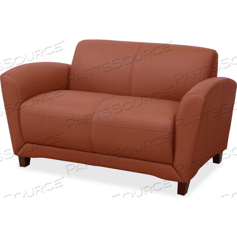 RECEPTION LOVESEAT - MAHOGANY by Lorell RECEPTION LOVESEAT - MAHOGANY by Lorell