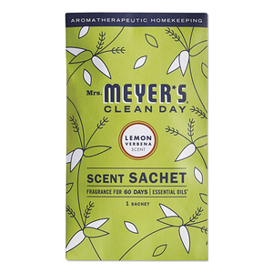 CLEAN DAY SCENT SACHETS, LEMON VERBENA, 0.05 LBS SACHET, 18/CARTON by Mrs. Meyer's