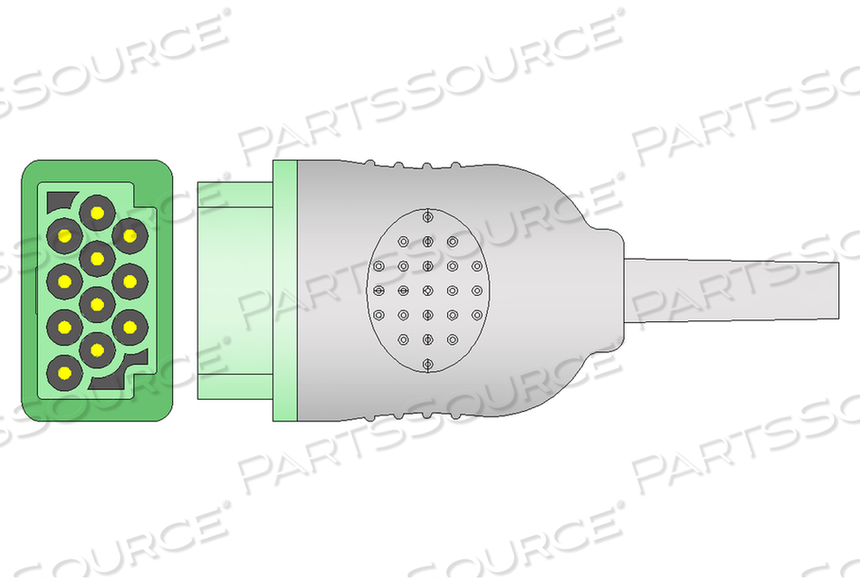 10 FT. 5-LEAD 11-PIN MULTI-LINK PATIENT CABLE 