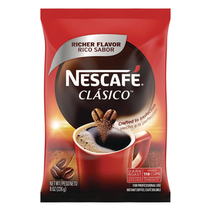 CLASICO DARK ROAST INSTANT COFFEE, 8 OZ POUCH by Nescafe CLASICO DARK ROAST INSTANT COFFEE, 8 OZ POUCH by Nescafe