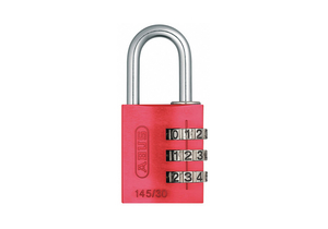 COMBINATION PADLOCK 1 3/8 IN RECTGLE RED by Abus