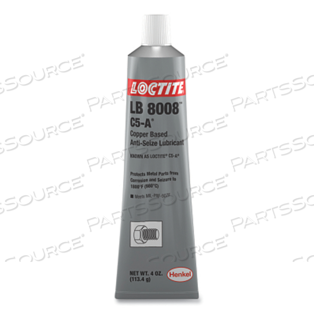 LB 8008 C5-A COPPER BASED ANTI-SEIZE LUBRICANT, 4 OZ TUBE by Loctite Brand