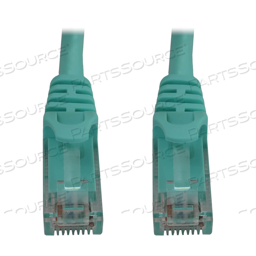 CAT6A 10G SNAGLESS MOLDED UTP ETHERNET CABLE (RJ45 M/M), POE, AQUA, 6 FT. by Tripp Lite