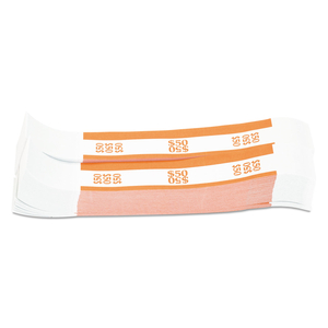 CURRENCY STRAPS, ORANGE, $50 IN DOLLAR BILLS, 1000 BANDS/PACK by Pap-R Products CURRENCY STRAPS, ORANGE, $50 IN DOLLAR BILLS, 1000 BANDS/PACK by Pap-R Products