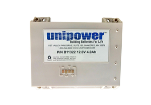 BATTERY RECHARGEABLE, NICKEL METAL HYDRIDE, 12V, 4.3 AH by Unipower Corporation