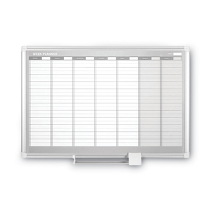 WEEKLY PLANNER, 36X24, ALUMINUM FRAME by MasterVision