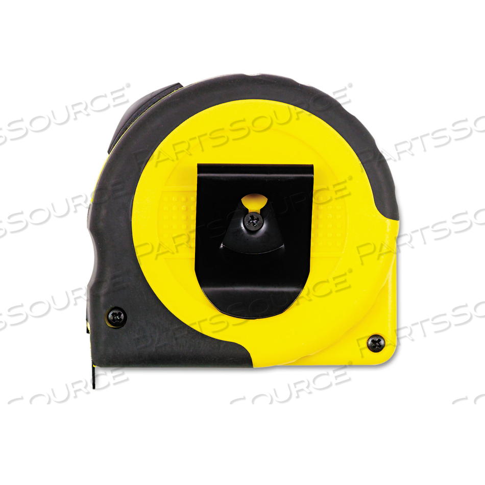 EXTRAMARK POWER TAPE, 1" X 25 FT, STEEL, YELLOW/BLACK by Great Neck