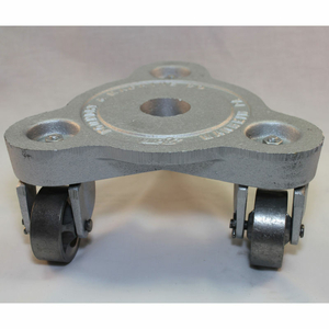 CAST IRON TRIANGULAR DOLLY 2076 - SEMI STEEL WHEELS - 525 LB. CAPACITY by Bond Casters & Wheels