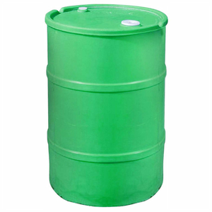 55 GALLON PLASTIC DRUM SS-CH-55 - CLOSED HEAD WITH BUNG COVER - LEVER LOCK - GREEN by US Roto Molding