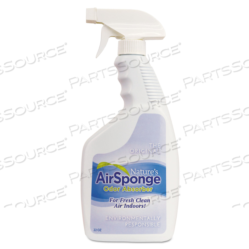 SPONGE ODOR ABSORBER SPRAY, FRAGRANCE FREE, 22 OZ SPRAY BOTTLE by Nature's Air