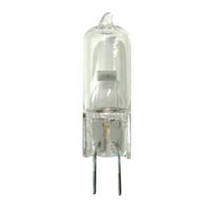 HALOGEN LAMP, 3000 K, 50 W, 12 V, 4.17 A, GY6.35, 2000 HR AVERAGE LIFE, 950 LUMENS, T4, CLEAR, 1.73 IN by Berchtold