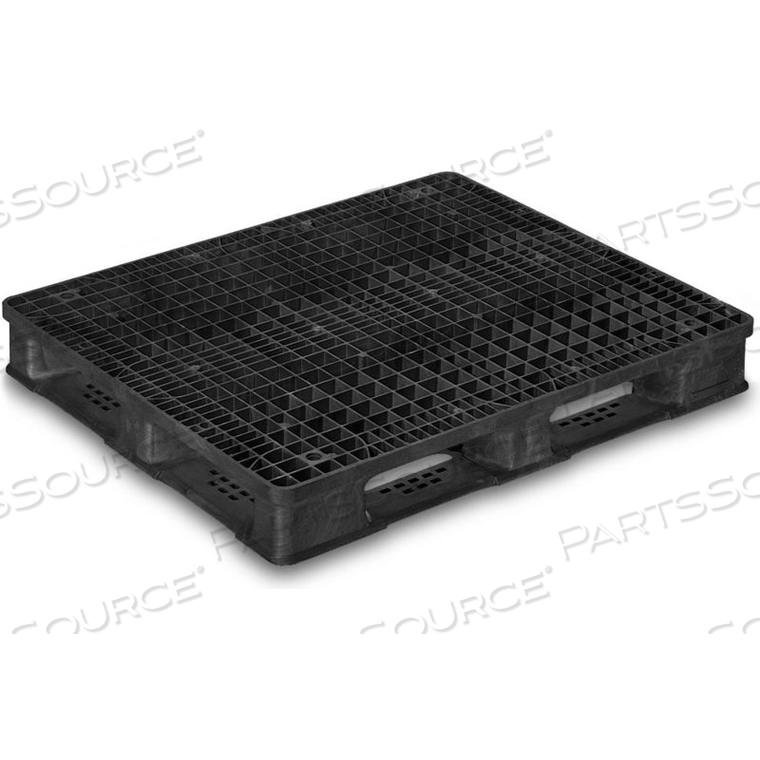 ORBIS RACKABLE PALLET WITH LIP 48X40 RCKO 48 X 40 BLACK 5000 LBS CAPACITY by Lewisbins