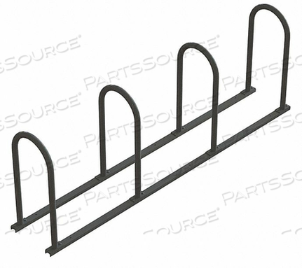 BIKE RACK 2-SIDED 8-BIKE BLACK/SILVER by Graber Manufacturing