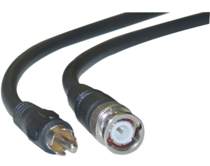 6FT RG-59U COAXIAL BNC TO RCA VIDEO CABLE - BLACK by CableWholesale