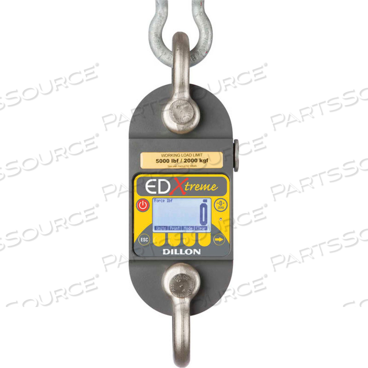 EDX-10T - EDXTREME DYNAMOMETER WITH RADIO COMPATIBILITY, 25,000 LB X 20/5 LB by Dillon Equipment Company EDX-10T - EDXTREME DYNAMOMETER WITH RADIO COMPATIBILITY, 25,000 LB X 20/5 LB by Dillon Equipment Company