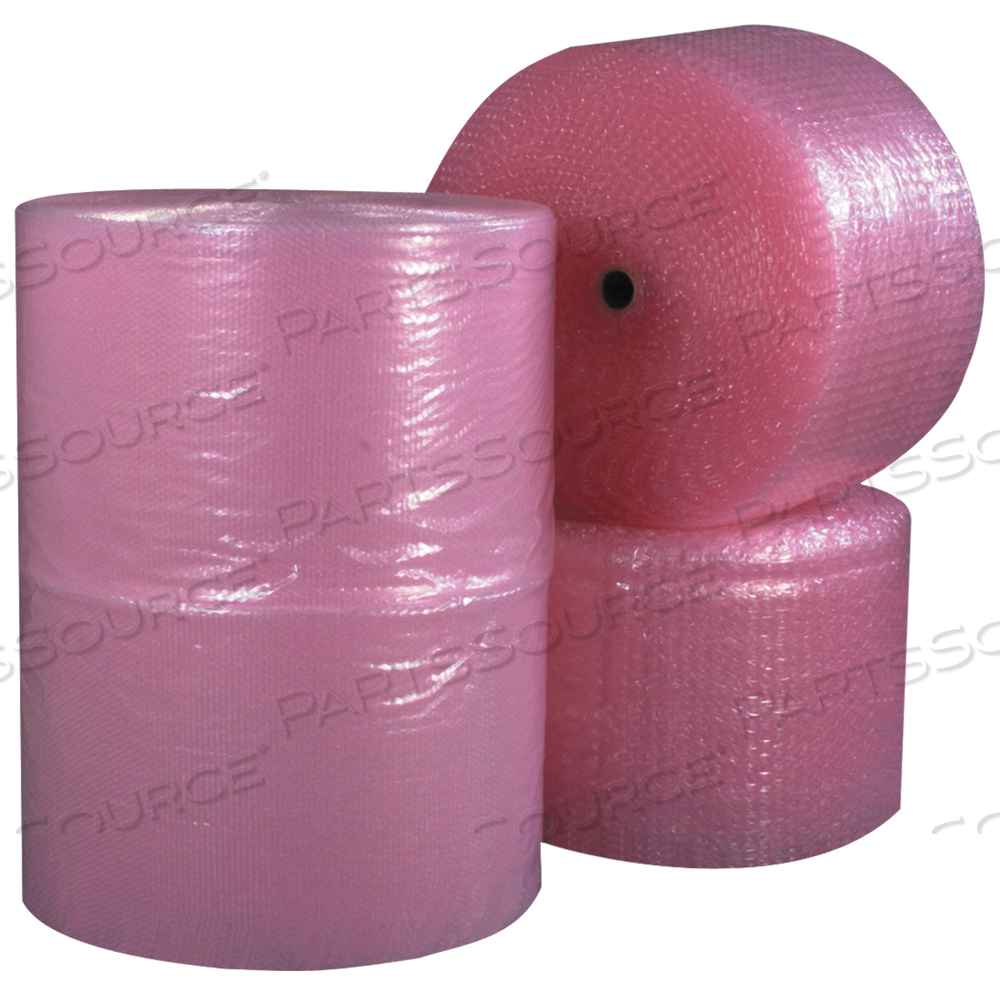PERFORATED ANTI-STATIC AIR BUBBLE ROLLS, 3/16" X 12" X 750', PINK, 4/BUNDLE by BOX Partners (Box Acquisitions, LLC)