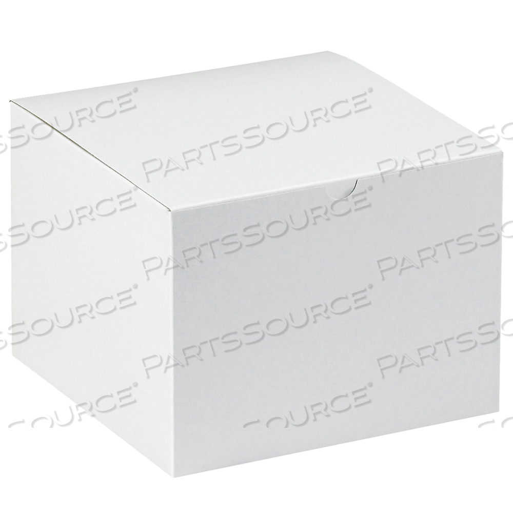 GIFT BOXES, 8" X 8" X 6", WHITE, 50/CASE by BOX Partners (Box Acquisitions, LLC)
