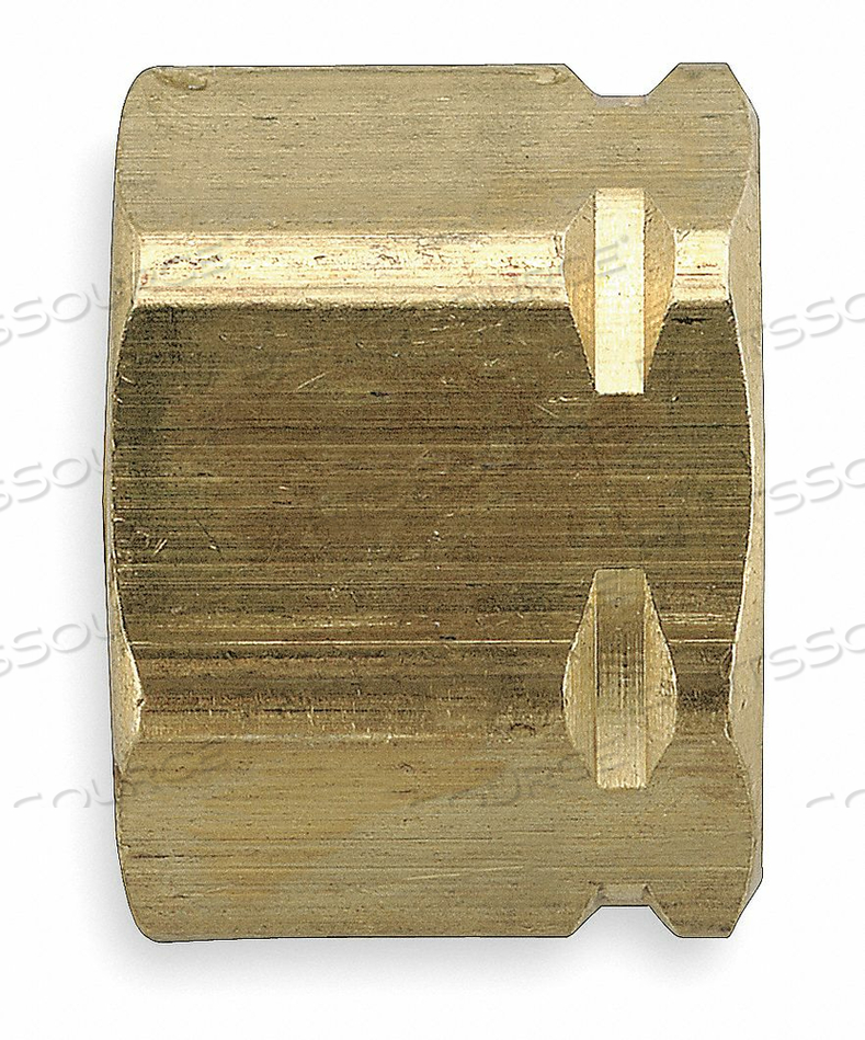 TUBE NUT BRASS COMP 3/16IN PK100 by Parker Hannifin Corporation
