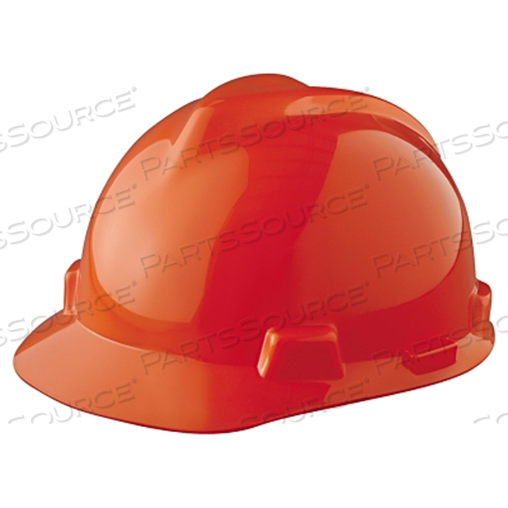 V-GARD PROTECTIVE CAP, FAS-TRAC RATCHET, SLOTTED, ORANGE by MSA Safety Sales, LLC