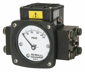 PRESSURE GAUGE 0 TO 30 PSI by Mid-West Instrument