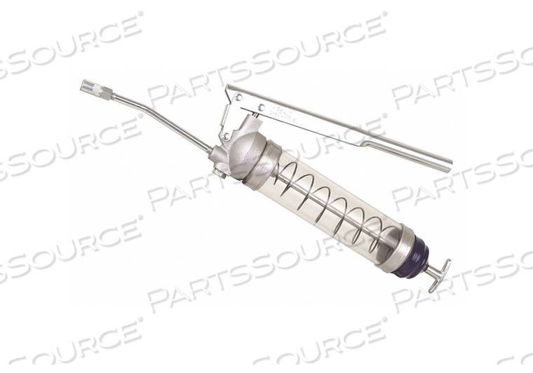MANUAL GREASE GUN, GREASE GUN LOADING METHOD CARTRIDGE, GREASE GUN HANDLE STYLE LEVER, NOZZLE EXTENSION TYPE RIGID PIPE, STROKES PER OZ. 28, by Westward MANUAL GREASE GUN, GREASE GUN LOADING METHOD CARTRIDGE, GREASE GUN HANDLE STYLE LEVER, NOZZLE EXTENSION TYPE RIGID PIPE, STROKES PER OZ. 28, by Westward