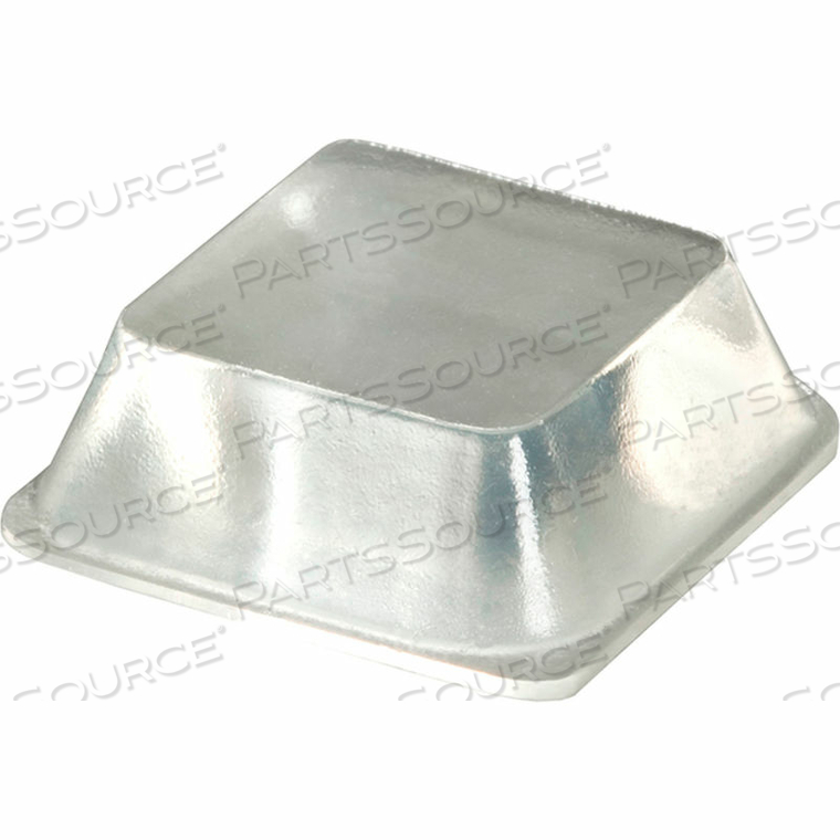 RUBBER BUMPER PAD FOR APPLIANCES - SQUARE - CLEAR - 0.250" H X 0.780" W - BS29 - PKG OF 2940 