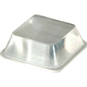 RUBBER BUMPER PAD FOR APPLIANCES - SQUARE - CLEAR - 0.250" H X 0.780" W - BS29 - PKG OF 2940 by Bumper Specialties Inc